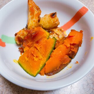 冷凍かぼちゃdeめっちゃ簡単¨̮♡煮物レシピ